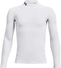 Under Armour Boys' ColdGear Mock Neck Long Sleeve Shirt