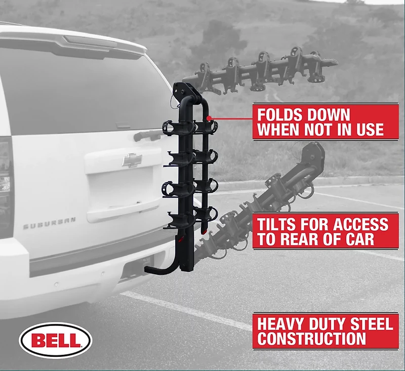 Bell HitchBiker 450 4-Bicycle Hitch Rack