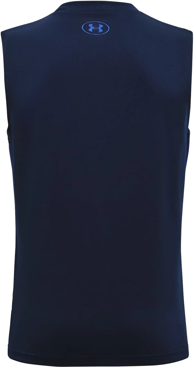 Under Armour Boys' UA Tech™ Exploded Logo Tank Top