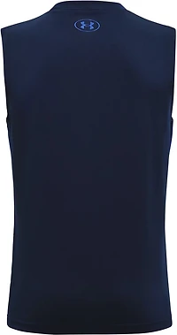 Under Armour Boys' UA Tech™ Exploded Logo Tank Top