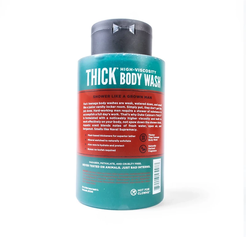 Duke Cannon Naval Diplomacy Thick Liquid Shower Soap