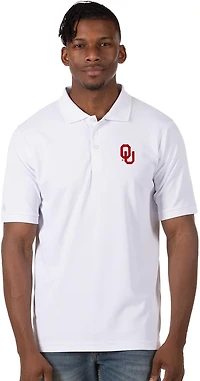 Antigua Men's University of Oklahoma Legacy Pique Polo Shirt