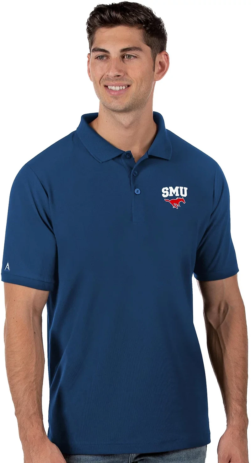 Antigua Men's Southern Methodist University Legacy Pique Polo Shirt