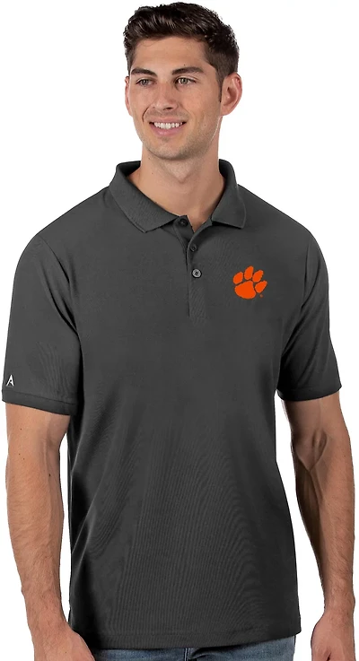 Antigua Men's Clemson University Legacy Pique Polo Shirt