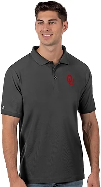Antigua Men's University of Oklahoma Legacy Pique Polo Shirt