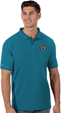 Antigua Men's Jacksonville Jaguars Legacy Short Sleeve Polo Shirt