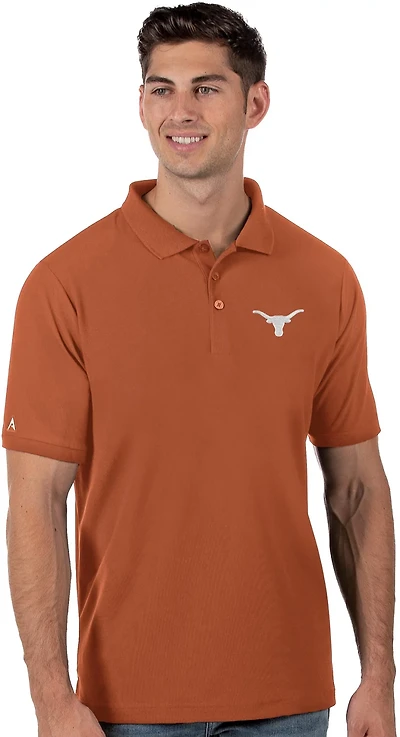 Antigua Men's University of Texas Legacy Pique Polo Shirt