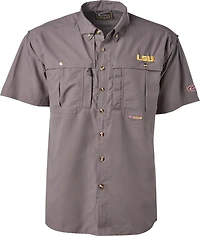 Drake Men's Louisiana State University Flyweight Wingshooter Short Sleeve Shirt