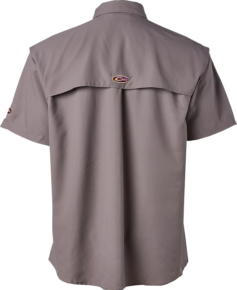 Drake Men's Louisiana State University Flyweight Wingshooter Short Sleeve Shirt