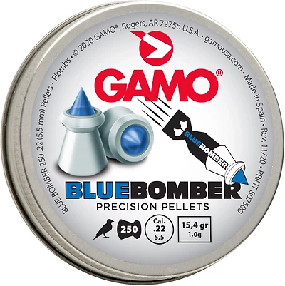 Gamo .22 Caliber Blue Bomber Pellets 250-Count
