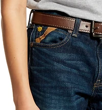 Ariat Boys' B5 Legacy Stretch Stackable Slim Fit Straight Leg Durham Jeans