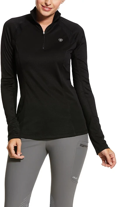 Ariat Women's 1/4 Zip Sunstopper 2.0 Long Sleeve Base Layer