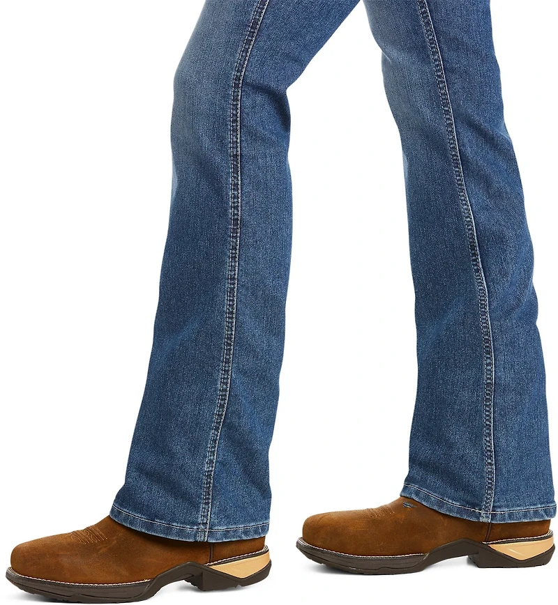 Ariat Women's Plus Rebar DuraStretch Raven Boot Cut Jeans