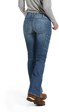 Ariat Women's Plus Rebar DuraStretch Raven Boot Cut Jeans