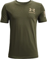 Under Armour Boys' UA Freedom Flag Short Sleeve T-Shirt