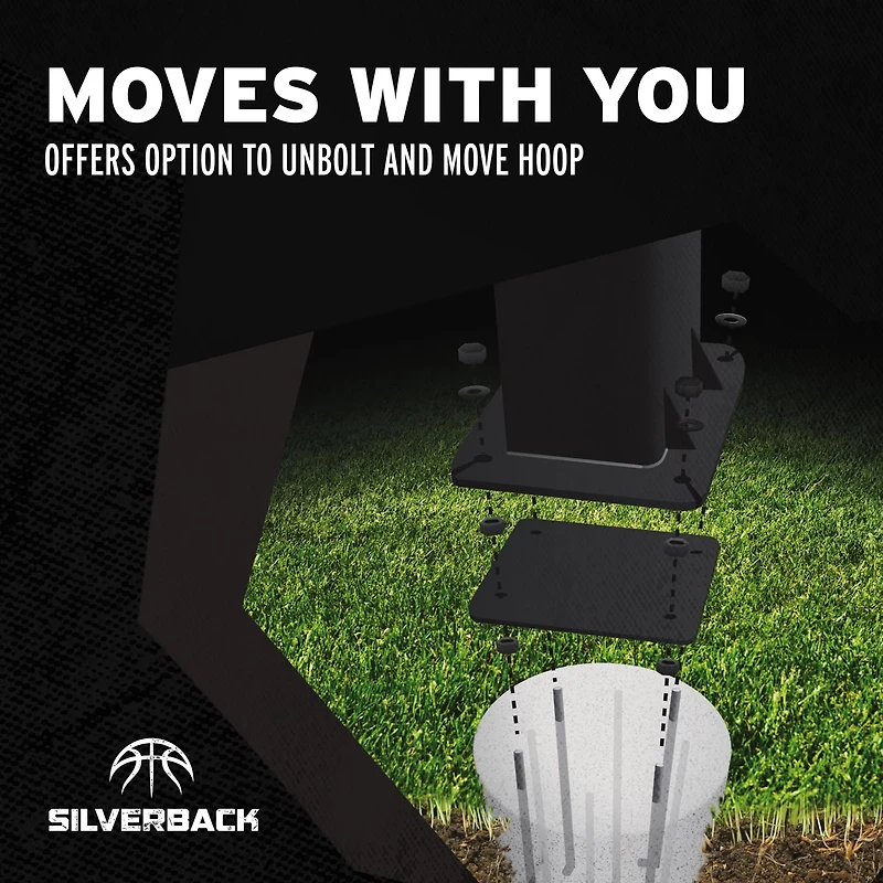 Silverback 7 in Basketball Hoop Anchor