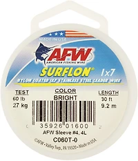 Hi-Seas Surflon 15 lb – 10 yd StainlessLead Fishing Line