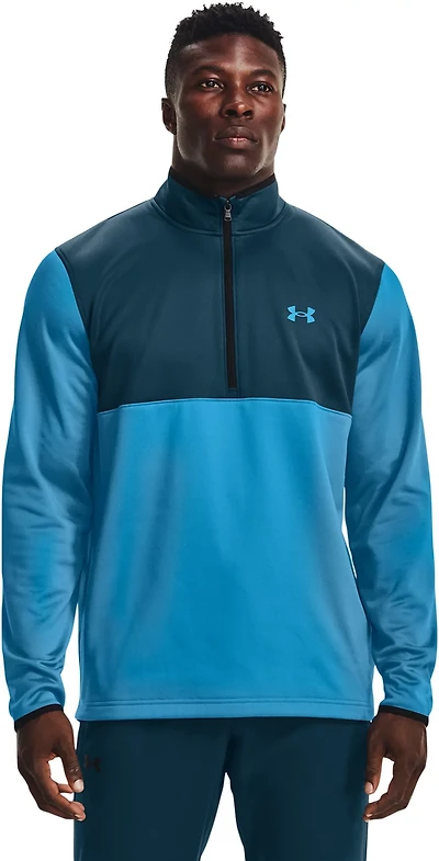 Under Armour Men's Fleece Colorblock 1/2-Zip Pullover Shirt
