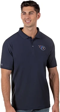 Antigua Men's Tennessee Titans Legacy Short Sleeve Polo Shirt