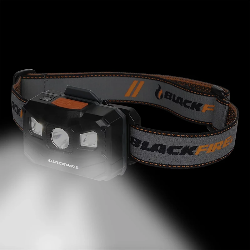 Blackfire Rechargeable 400 Lumen Auto-Off Headlamp