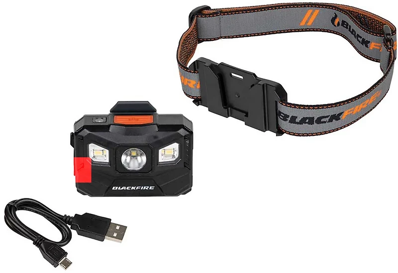 Blackfire Rechargeable 400 Lumen Auto-Off Headlamp