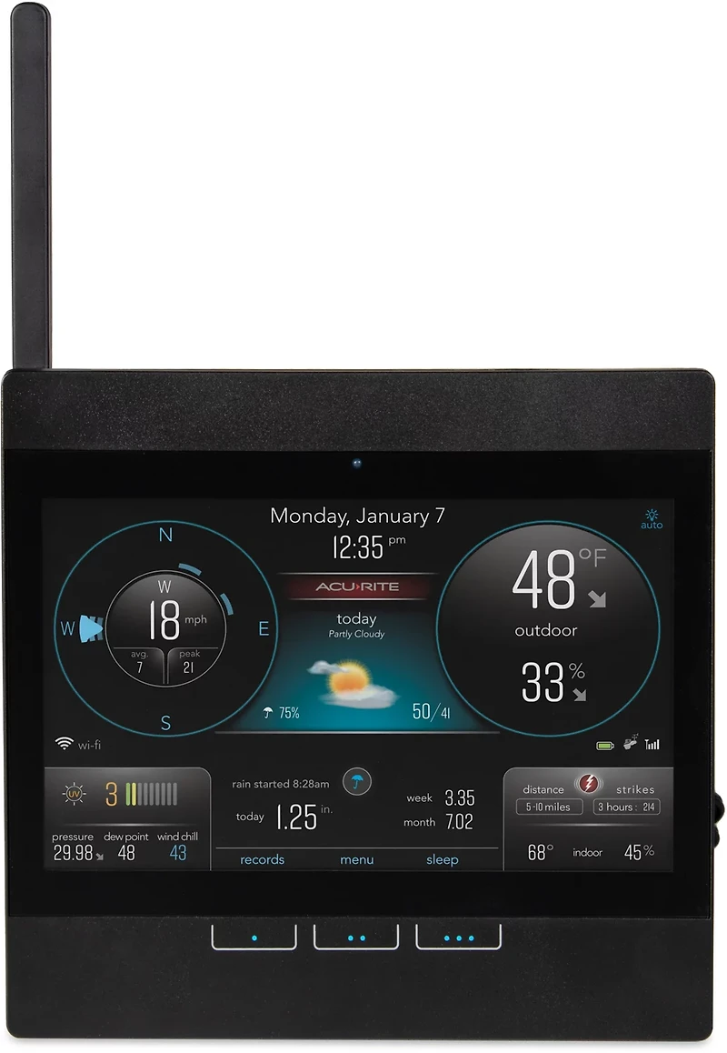 AcuRite Atlas Weather Station with Direct-to-WiFi Display and Lightning Detection