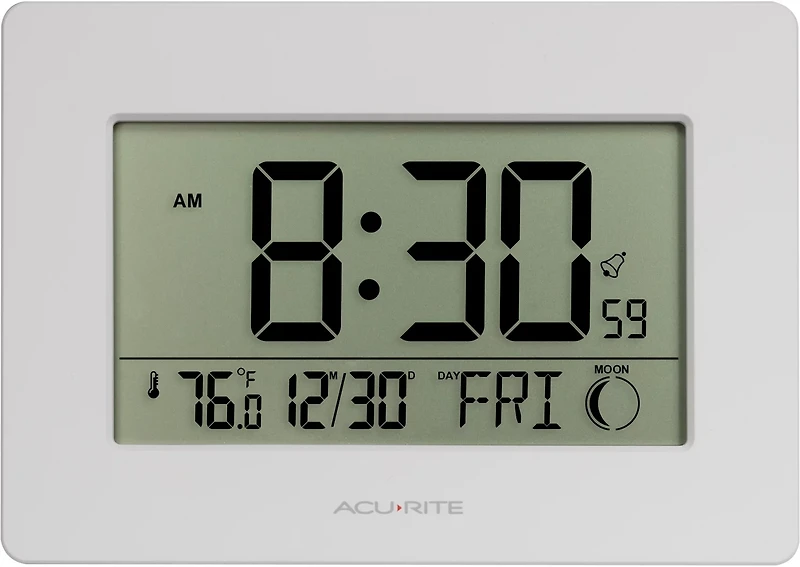 AcuRite Wireless Digital Wall and Tabletop Clock