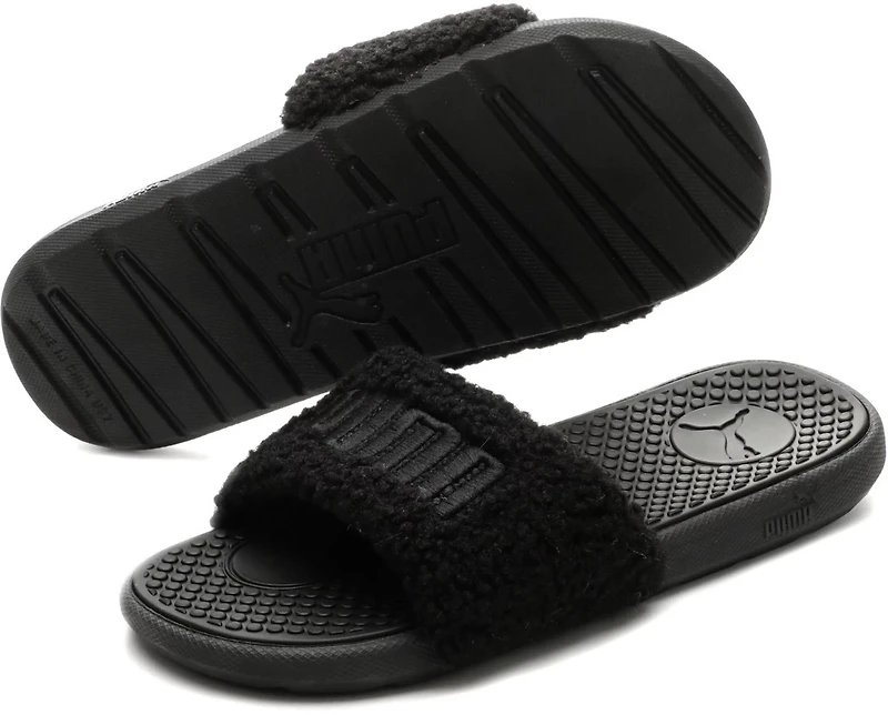 PUMA Women's Sherpa Cool Cat Slides