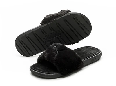 PUMA Women's Fluffy Cool Cat Slides