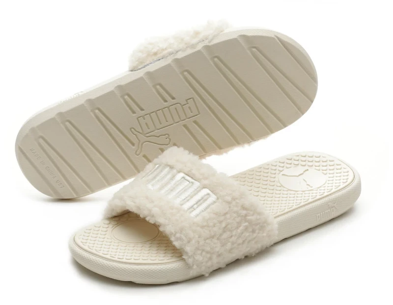 PUMA Women's Sherpa Cool Cat Slides