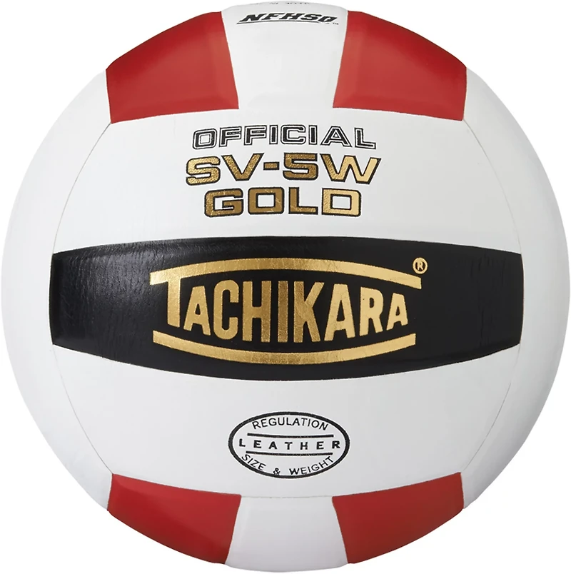Tachikara Premium Leather Dual Bladder NFHS Approved Indoor Volleyball
