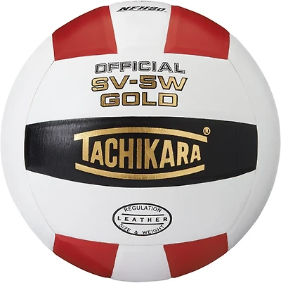 Tachikara Premium Leather Dual Bladder NFHS Approved Indoor Volleyball