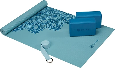 Gaiam Yoga Beginners 4pc Kit