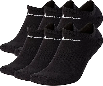 Nike Adults' Everyday Cushion No-Show Socks 6 Pack
