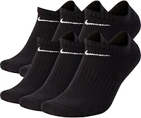 Nike Adults' Everyday Cushion No-Show Socks 6 Pack
