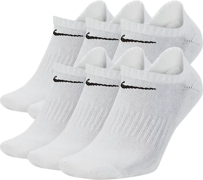 Nike Adults' Everyday Cushion No-Show Socks 6 Pack