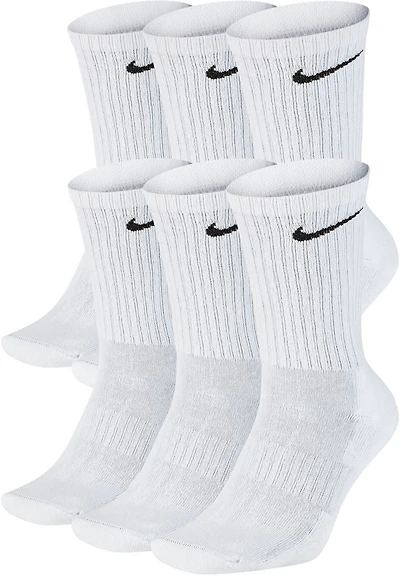 Nike Youth Dri-FIT Everyday Cushion Crew Socks 6-Pack
