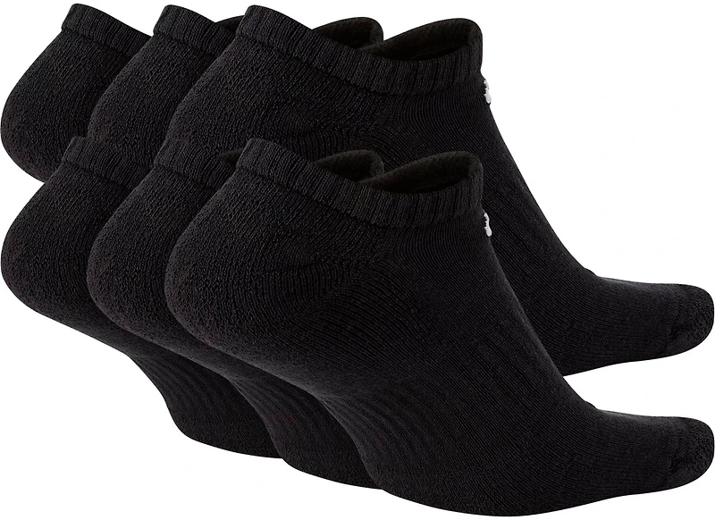 Nike Adults' Everyday Cushion No-Show Socks 6 Pack