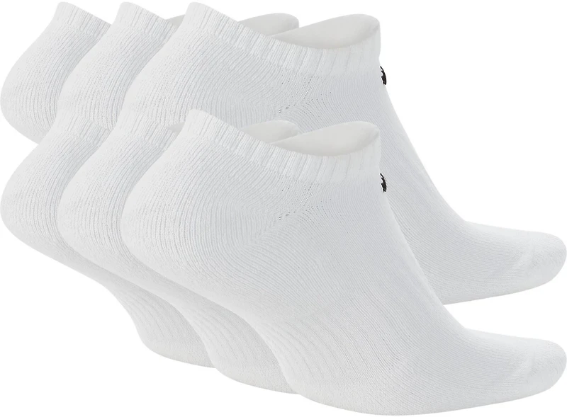 Nike Adults' Everyday Cushion No-Show Socks 6 Pack
