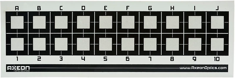 Axeon Optics Absolute Zero Reflective Laser Target Charts 5-Pack