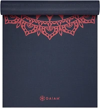 Gaiam Reversible Aubergine Swirl 24 x 68 0.24 Yoga Mat