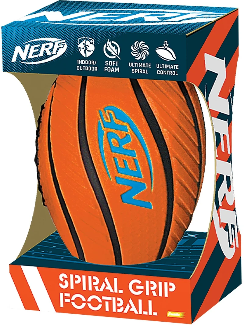 NERF Spiral Grip Mini Foam Football