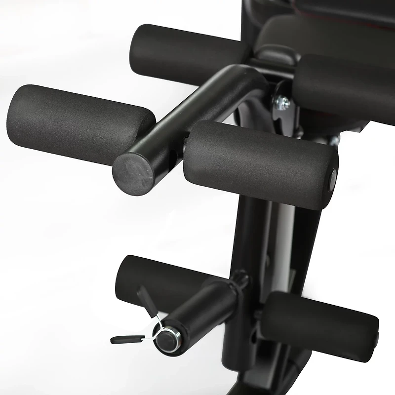 PRCTZ Adjustable Weight Bench with Olympic Squat Rack, Arm and Leg Developer, and Preacher Pad