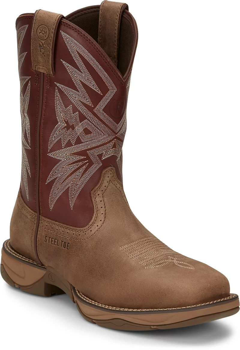 Tony Lama Men's Bartlett Western Soft Toe Work Boots