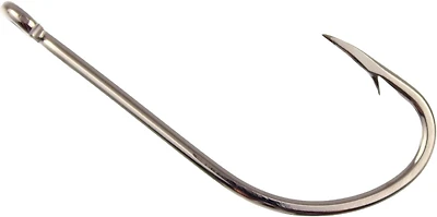 Eagle Claw EA Plain Shank 5/0 Nickel Offset Hooks 8-Pack