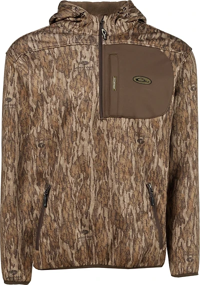 Drake Waterfowl Men's Endurance Mossy Oak 1/4 Zip Hooded Jacket