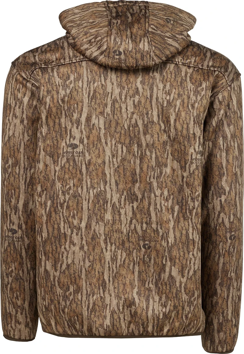 Drake Waterfowl Men's Endurance Mossy Oak 1/4 Zip Hooded Jacket