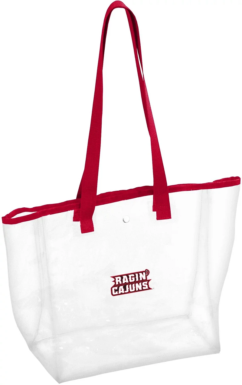Logo Adults' University of Louisiana at Lafayette Stadium Clear Tote