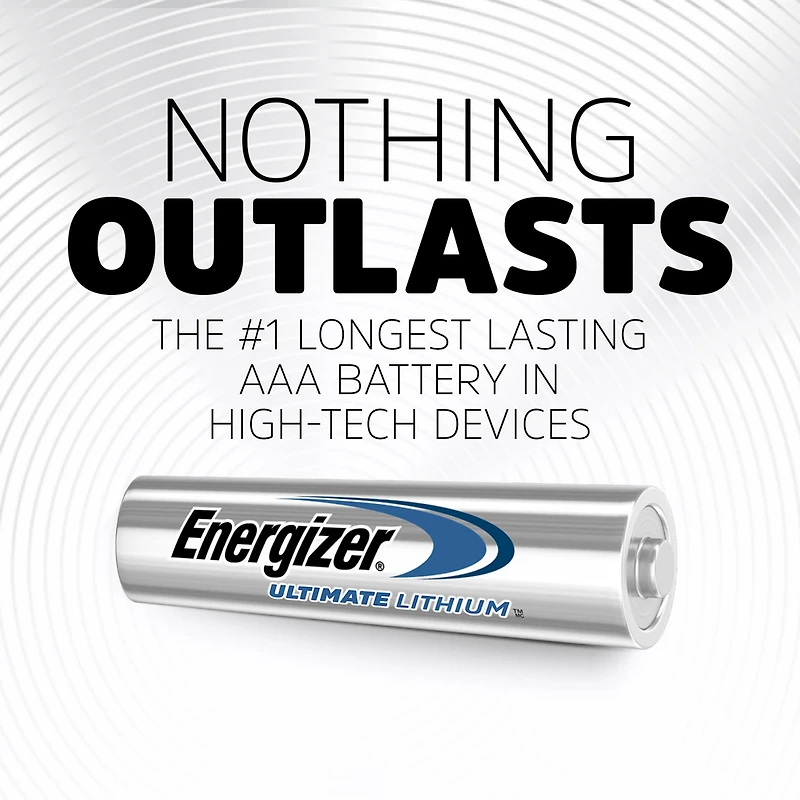 Energizer Ultimate Lithium AAA Batteries 12-Pack