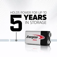 Energizer® Max 9V Batteries 2-Pack